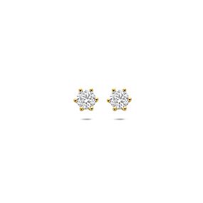 oorknoppen lab grown diamant 0.75ct (2x 0.375ct) f vs 4,5 mm