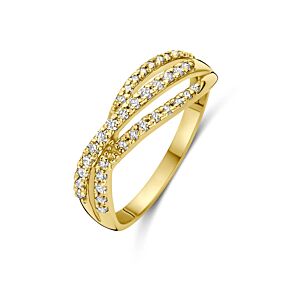 ring lab grown diamant 0.29ct f vs