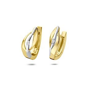 klapoorringen lab grown diamant 0.03ct (2x 0.015ct) f vs 15 mm