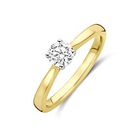 ring lab grown diamant 0.50ct h si