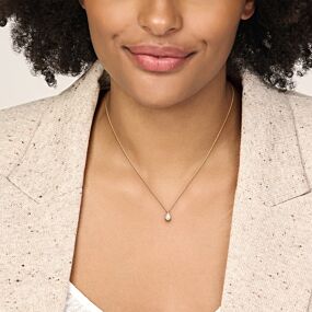 collier lab grown diamant 0.50ct g vs 41 - 43 - 45 cm