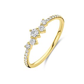ring lab grown diamant 0.33ct h si