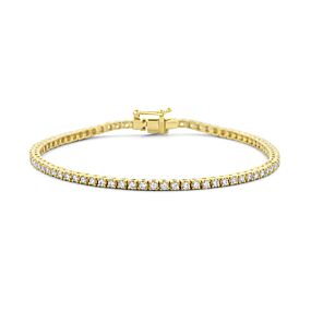 tennisarmband lab grown diamant 2.00ct g si 2,3 mm 17,5 cm