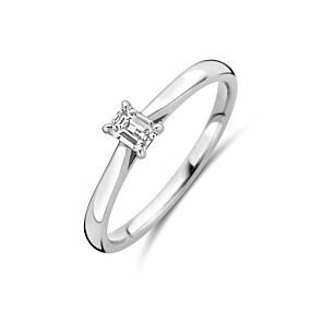 ring lab grown diamant 0.25ct h si