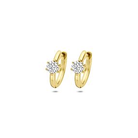 klapoorringen lab grown diamant 0.50ct (2x 0.25ct) g vs 12,5 mm