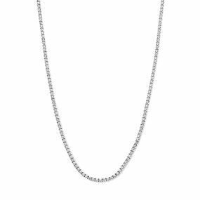 tenniscollier lab grown diamant 3.00ct g si 2,2 mm 42 cm