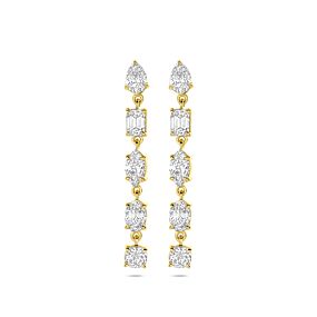 oorhangers lab grown diamant 2.00ct (2x 1.00ct) h si 30 mm