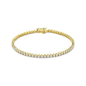 tennisarmband lab grown diamant 3.00ct f vs 2,5 mm 17,5 cm