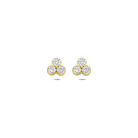 oorknoppen lab grown diamant 0.52ct (2x 0.26ct) f vs 5,5 mm