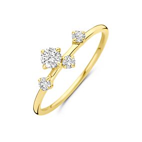 ring lab grown diamant 0.33ct h si