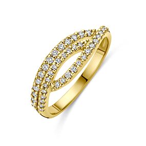 ring lab grown diamant 0.32ct f vs