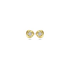 oorknoppen lab grown diamant 0.10ct (2x 0.05ct) f vs 5 mm
